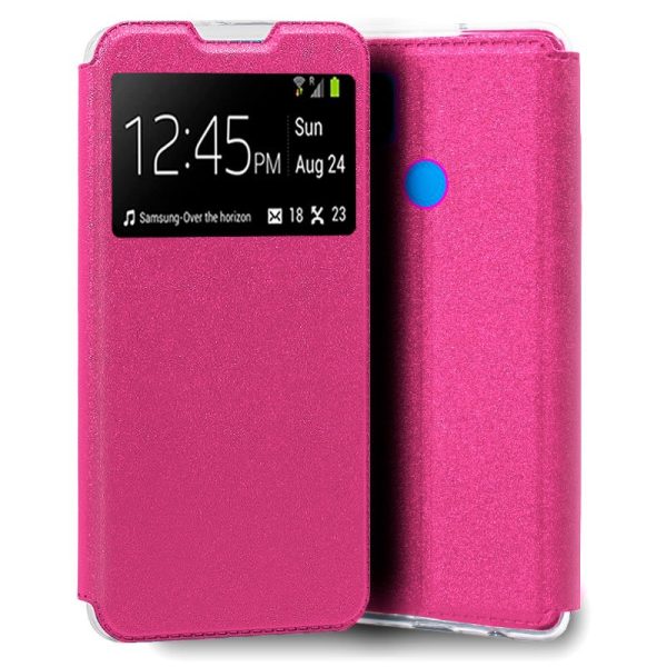 Funda COOL Flip Cover para Xiaomi Redmi 9C / 10A Liso Rosa