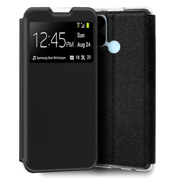 Funda COOL Flip Cover para Xiaomi Redmi A1 Plus / A2 Plus Liso Negro