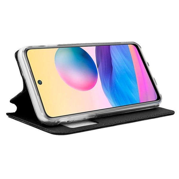 Funda COOL Flip Cover para Xiaomi Redmi Note 10 5G / Pocophone M3 Pro 5G Liso Negro - Image 2