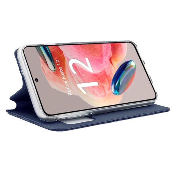 Funda COOL Flip Cover para Xiaomi Redmi Note 12 Liso Azul - Image 2
