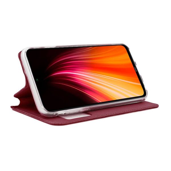 Funda COOL Flip Cover para Xiaomi Redmi Note 8 / Note 8 (2021) Liso Rojo - Image 2