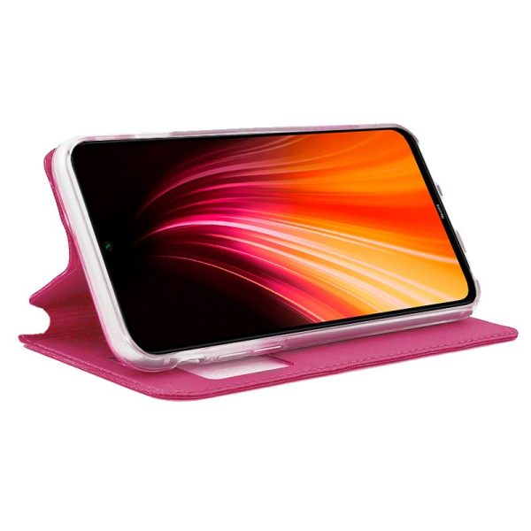 Funda COOL Flip Cover para Xiaomi Redmi Note 8 / Note 8 (2021) Liso Rosa - Image 2