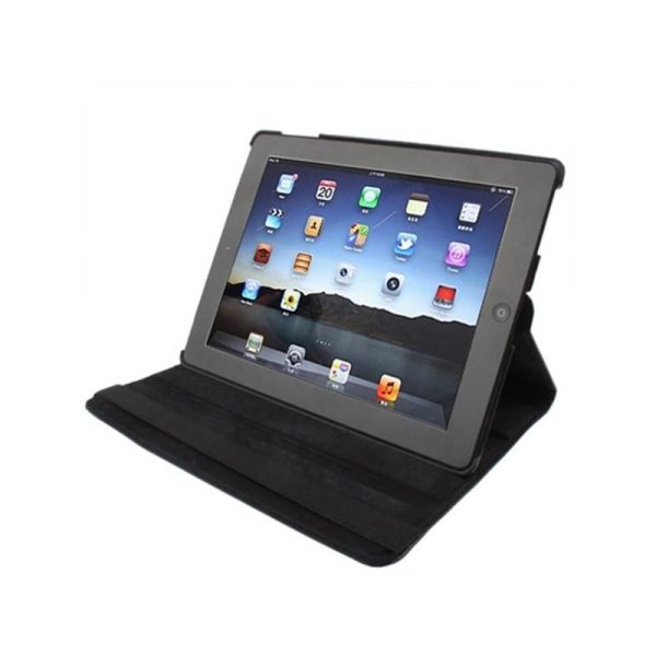 Funda COOL para iPad 2 / iPad 3 / 4 Giratoria Polipiel color Negro (Soporte) - Image 2