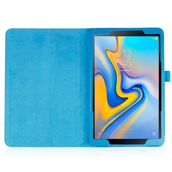 Funda COOL para Samsung Galaxy Tab A (2018) T590 / T595 Polipiel Liso Azul 10.5 pulg - Image 2