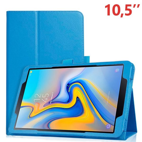 Funda COOL para Samsung Galaxy Tab A (2018) T590 / T595 Polipiel Liso Azul 10.5 pulg