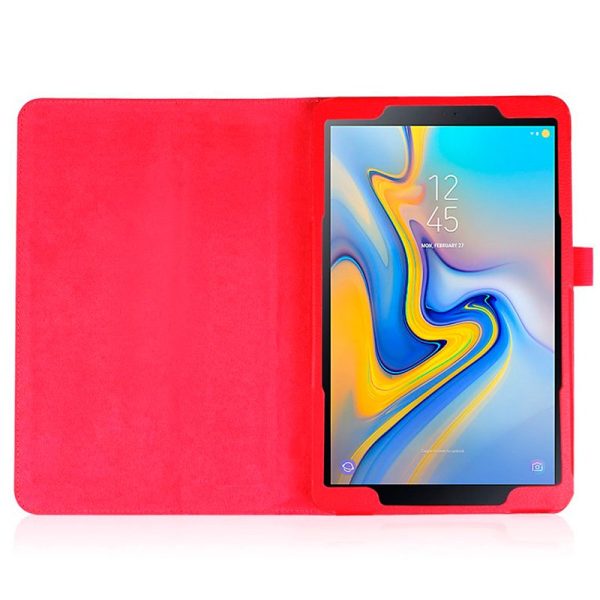 Funda COOL para Samsung Galaxy Tab A (2018) T590 / T595 Polipiel Liso Rojo 10.5 pulg - Image 2