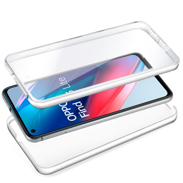 Funda COOL Silicona 3D para Oppo Find X3 Lite (Transparente Frontal + Trasera) - Image 2