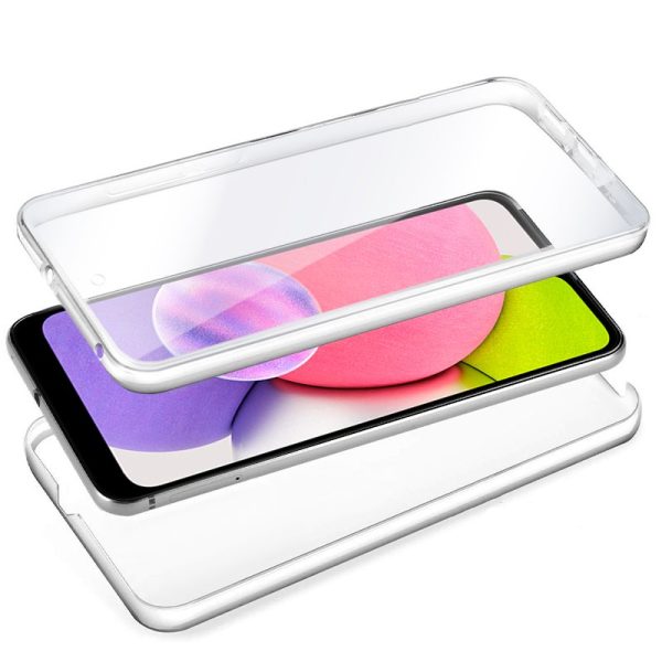 Funda COOL Silicona 3D para Samsung A037 Galaxy A03s (Transparente Frontal + Trasera) - Image 2