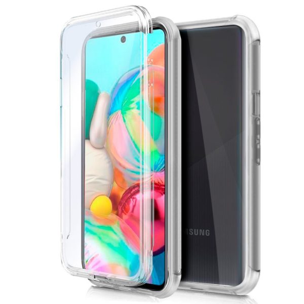 Funda COOL Silicona 3D para Samsung A515 Galaxy A51 (Transparente Frontal + Trasera)