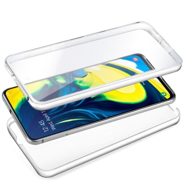 Funda COOL Silicona 3D para Samsung A805 Galaxy A80 (Transparente Frontal + Trasera) - Image 2