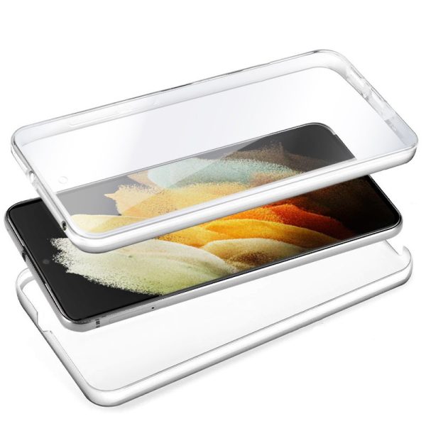 Funda COOL Silicona 3D para Samsung G998 Galaxy S21 Ultra (Transparente Frontal + Trasera) - Image 2