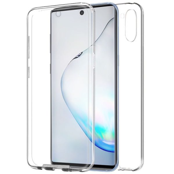 Funda COOL Silicona 3D para Samsung N970 Galaxy Note 10 (Transparente Frontal + Trasera)