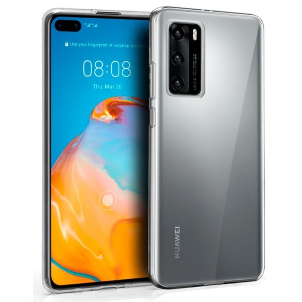 Funda COOL Silicona para Huawei P40 Pro (Transparente)