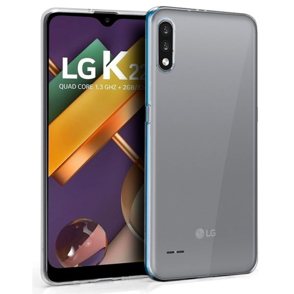 Funda COOL Silicona para LG K22 (Transparente)