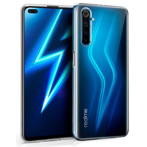 Funda COOL Silicona para Realme 6 Pro (Transparente)