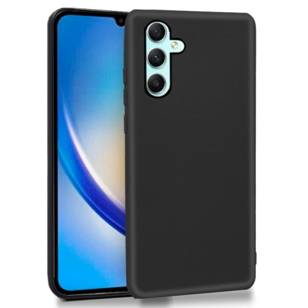 Funda COOL Silicona para Samsung A346 Galaxy A34 5G (Negro)