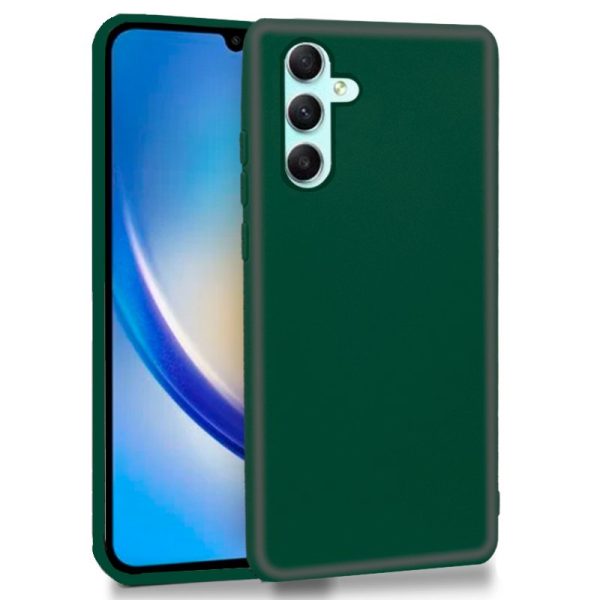 Funda COOL Silicona para Samsung A346 Galaxy A34 5G (Verde)