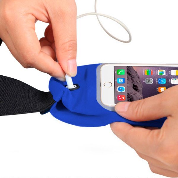 Funda Neopreno COOL Riñonera Universal (5.5 - 6.7 pulg) Azul - Image 3