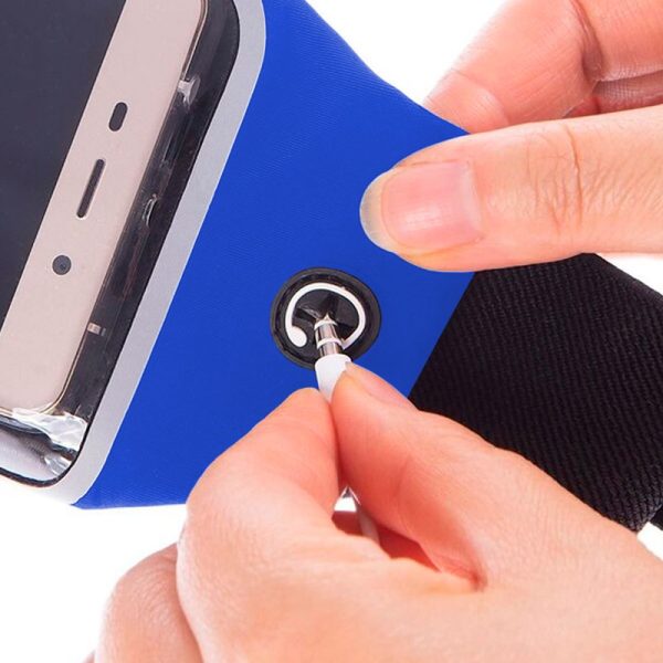Funda Neopreno COOL Riñonera Universal (5.5 - 6.7 pulg) Azul - Image 5