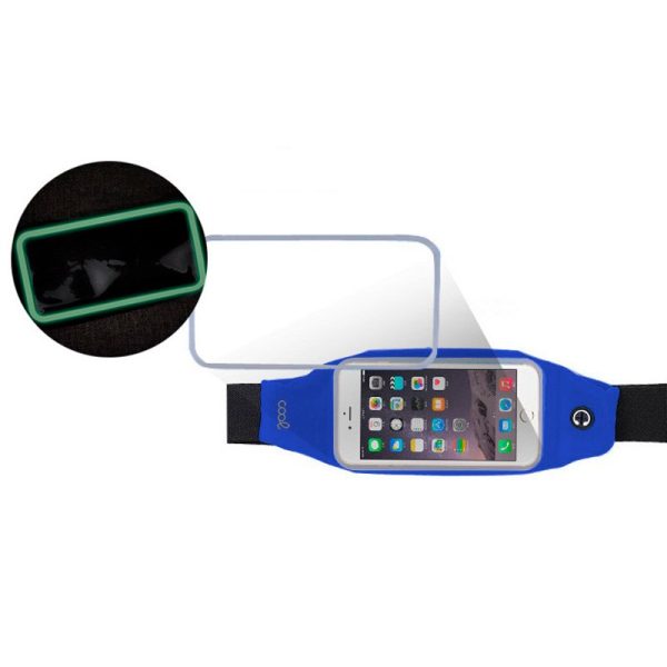 Funda Neopreno COOL Riñonera Universal (5.5 - 6.7 pulg) Azul - Image 7