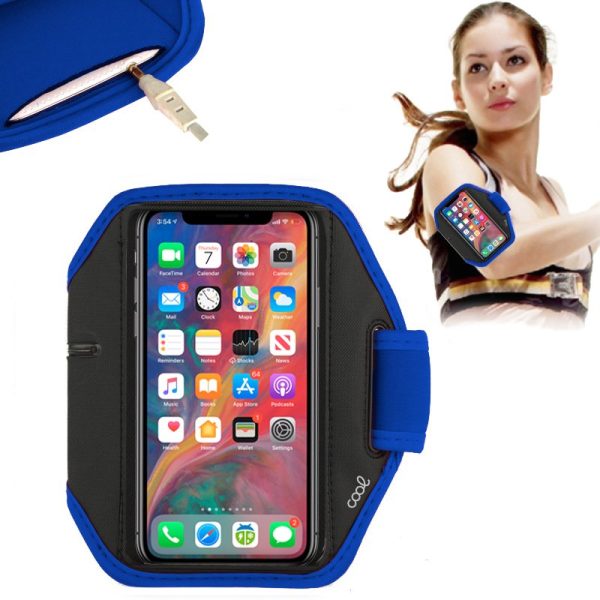 Funda Neopreno COOL Sports Universal (5.5 - 6 pulg) Azul - Image 2