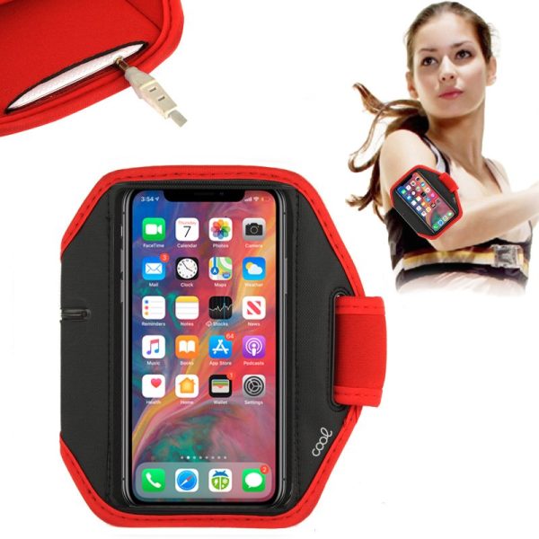Funda Neopreno COOL Sports Universal (5.5 - 6 pulg) Rojo - Image 2