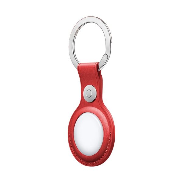 Llavero Protector COOL Compatible con AirTag Polipiel Rojo - Image 2