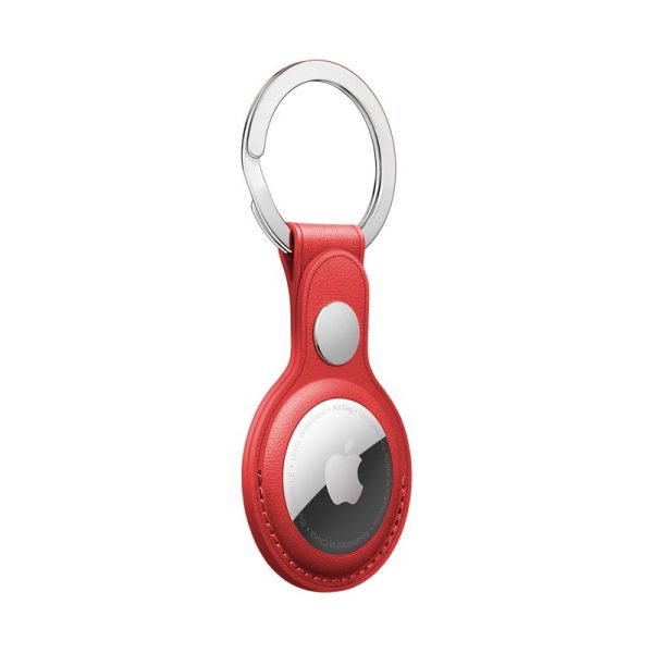 Llavero Protector COOL Compatible con AirTag Polipiel Rojo - Image 4