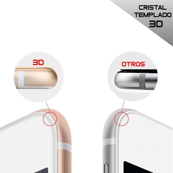 Protector Pantalla Cristal Templado COOL para iPhone 6 Plus / 6s Plus (FULL 3D Negro) - Image 4
