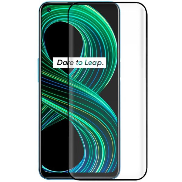 Protector Pantalla Cristal Templado COOL para Realme 8 5G / Narzo 30 5G (FULL 3D Negro)