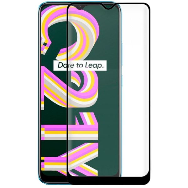 Protector Pantalla Cristal Templado COOL para Realme C21Y / C25Y (FULL 3D Negro)