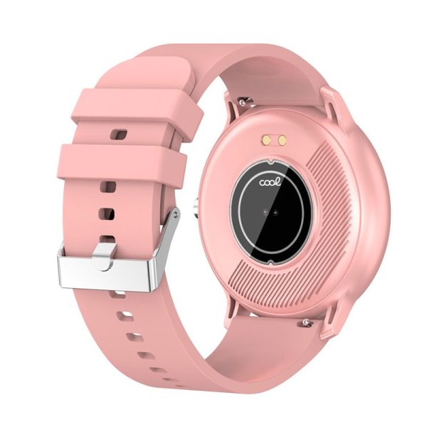 Smartwatch COOL Elite Silicona Rosa (Salud, Deporte, Sueño, IP67, Juegos) - Image 4