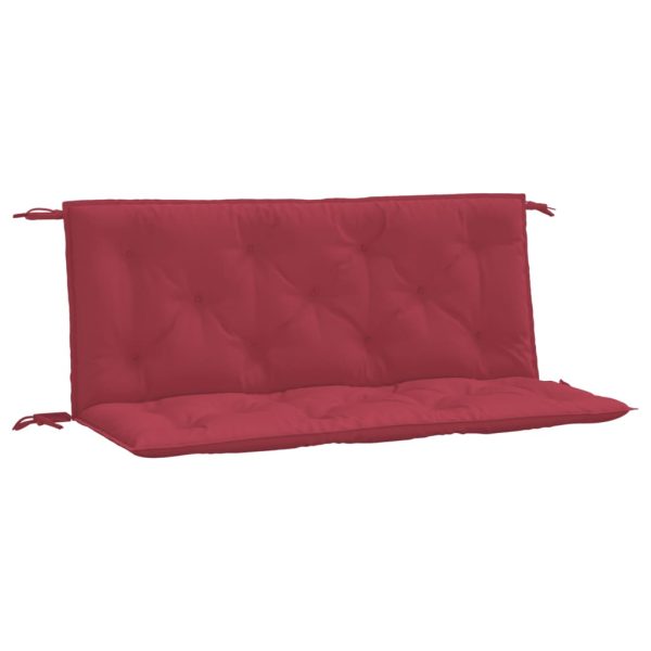 Almofadões banco jardim 2 pcs tecido oxford vermelho tinto - Image 2