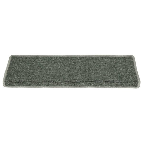 Tapete/carpete para degraus 15 pcs 65x21x4 cm verde - Image 3