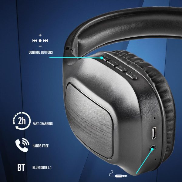 AURICULAR BT NGS ARTICA WRATH  BLACK 10H - 10M - Image 3