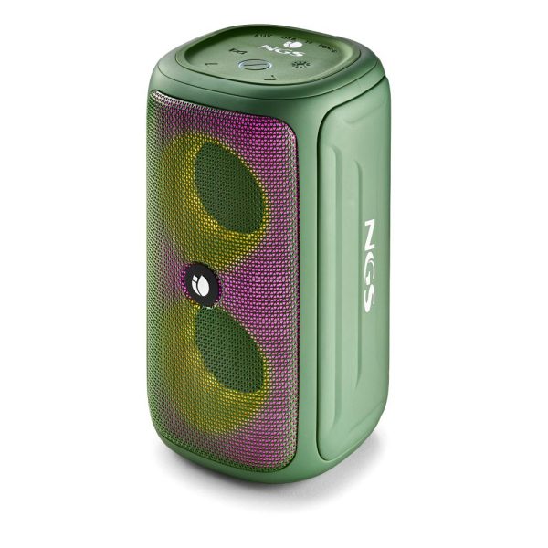 ALTAVOZ BT NGS ROLLER BEAST GREEN 32W - FM - SD