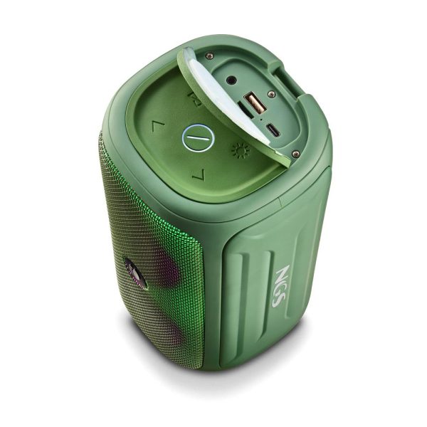 ALTAVOZ BT NGS ROLLER BEAST GREEN 32W - FM - SD - Image 2