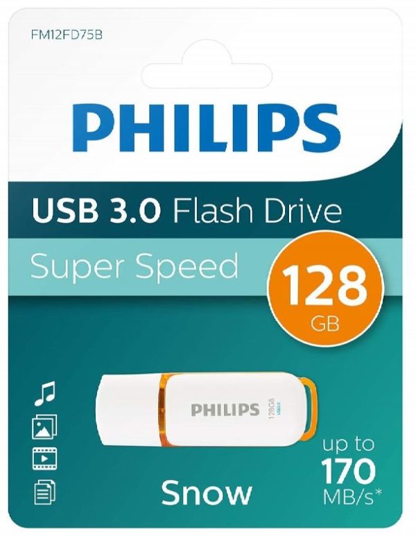 PENDRIVE 128GB PHILIPS SNOW 3.0