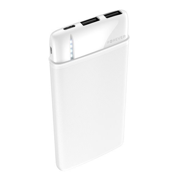 POWERBANK FOREVER 10000 MAH DOBLE USB - BLANCO - Image 3