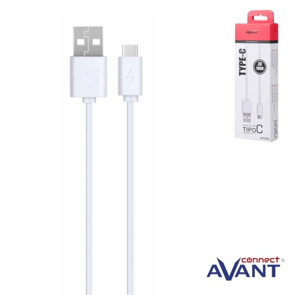 CABLE AVANT USB A USB TIPO C - BLANCO