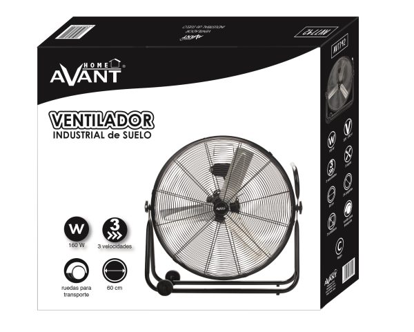 VENTILADOR AVANT INDUSTRIAL SUELO 60CM 180W - Image 2