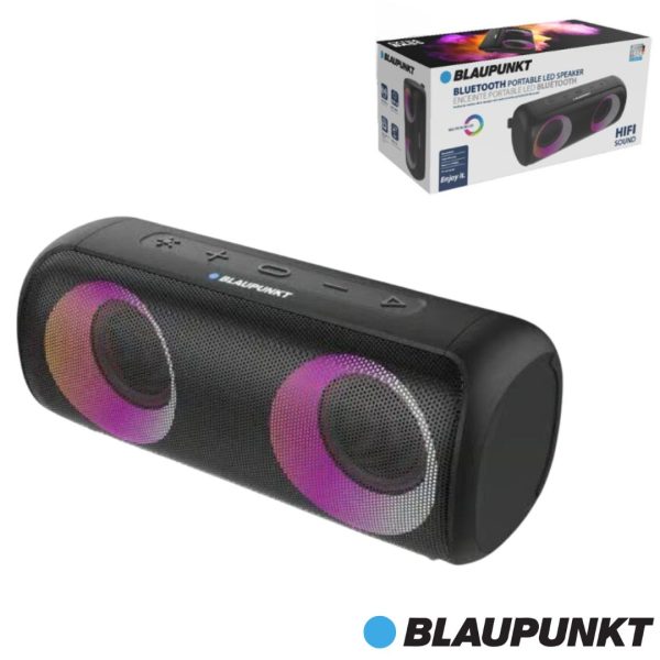 ALTAVOZ BLAUPUNKT BLUETOOTH/LED 20W NEGRO