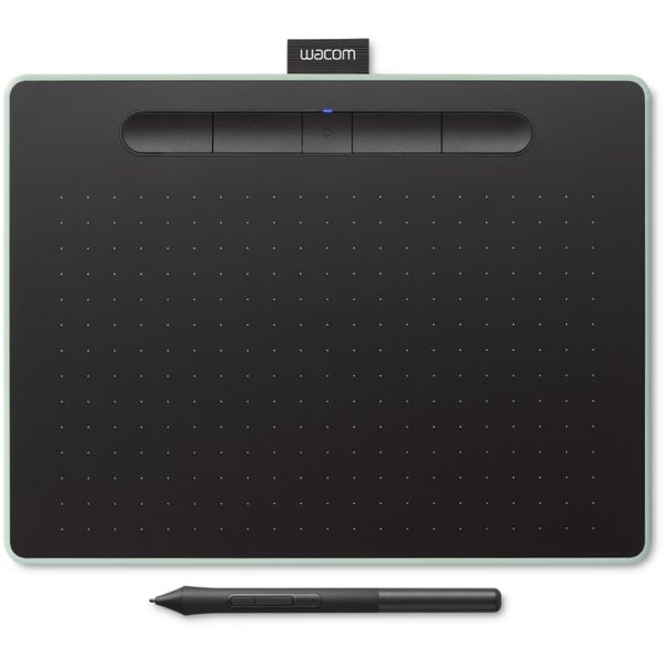 Tableta digitalizadora wacom intuos medium buletooth pistacho