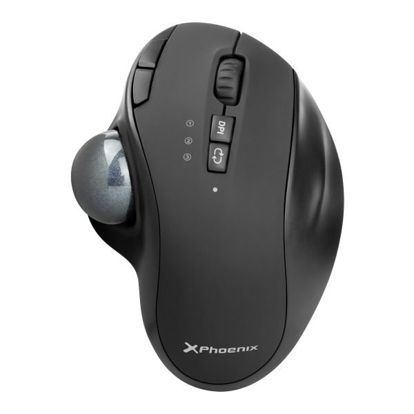 Ratón  inalámbrico ergonómico trackball