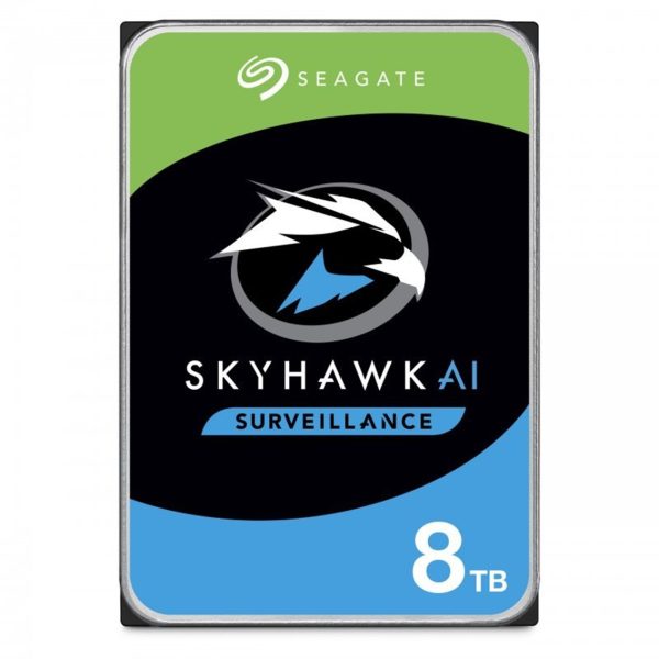 Disco duro interno hdd seagate skyhawk ai st8000ve001 8tb 3.5pulgadas 7200rpm -  256mb -  sata3