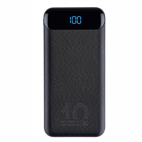 Powerbank rivacase va2540 10000mah lcd negro