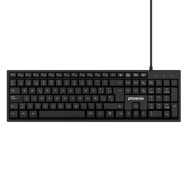 Phoenix k100 teclado multimedia usb