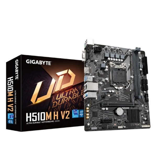 Placa base gigabyte h510m h v2 1200 m - atx -  2x ddr4 -  4x sata 6gb - s -  2x usb 3.2 -  4x usb 2.0