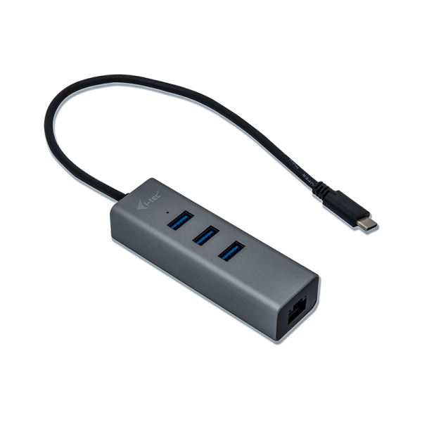 Hub i - tec usb - c con 3 puertos usb 3.0 y ethernet glan rj - 45