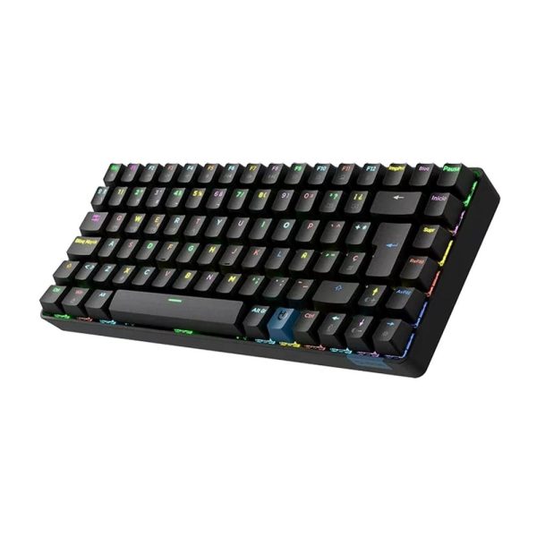 Teclado gaming hiditec gm1k switches red negro